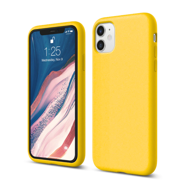 LindeCovers iPhone 11 - Silikonecover 4 Yellow