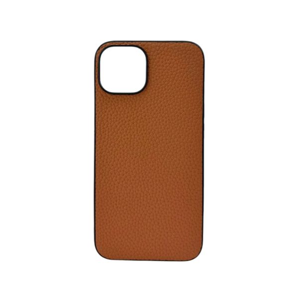 LindeCovers iPhone 16 Pro - Rigtig Læder Bagside Cover Brown