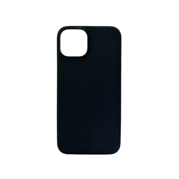 LindeCovers iPhone 16 Pro Max - Rigtig Læder Bagside Cover Black