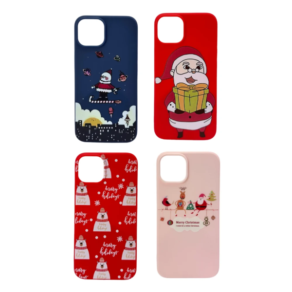 LindeCovers iPhone 16 Pro Max – Julemotiv Bagsidecover Silikone