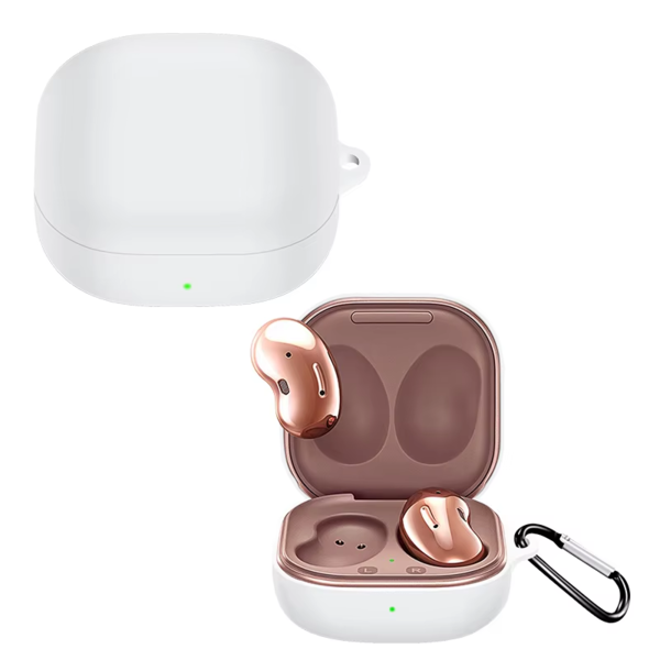 LindeCovers Samsung Galaxy Buds2/Live/Pro - Silikone Cover 5 White