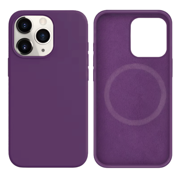 LindeCovers iPhone 16 Pro Max Silikonecover - MagSafe Kompatibel 45 Purple