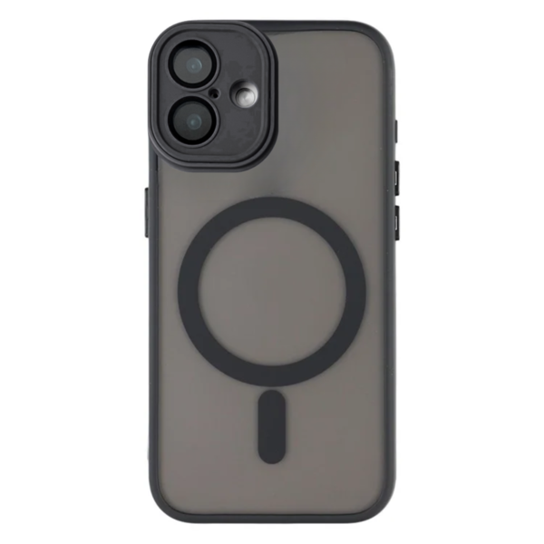 LindeCovers iPhone 11 Premium Transparent Cover - MagSafe Kompatibel 08 Black