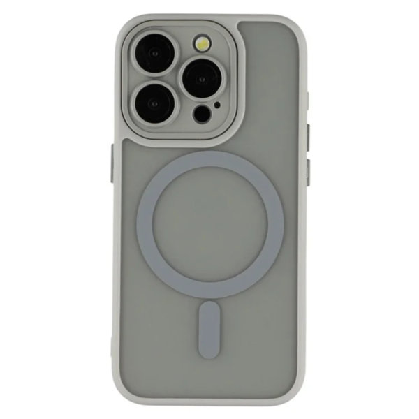 LindeCovers iPhone 11 Pro Premium Transparent Cover - MagSafe Kompatibel 04 Gray