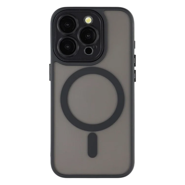 LindeCovers iPhone 14 Pro Max Premium Transparent Cover - MagSafe Kompatibel 08 Black