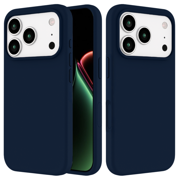 LindeCovers iPhone 17 Pro - Silikonecover 63 Navy Blue