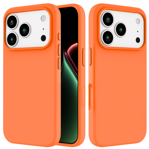 LindeCovers iPhone 17 Pro Max - Silikonecover 56 Papaya