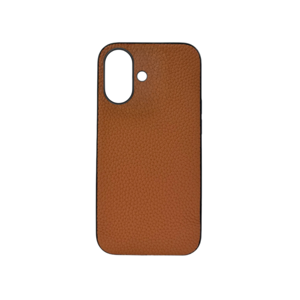LindeCovers iPhone 17 – Ægte Læder Bagside Cover Brown