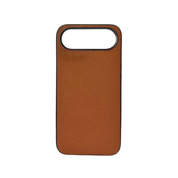 LindeCovers iPhone Air – Ægte Læder Bagside Cover Brown