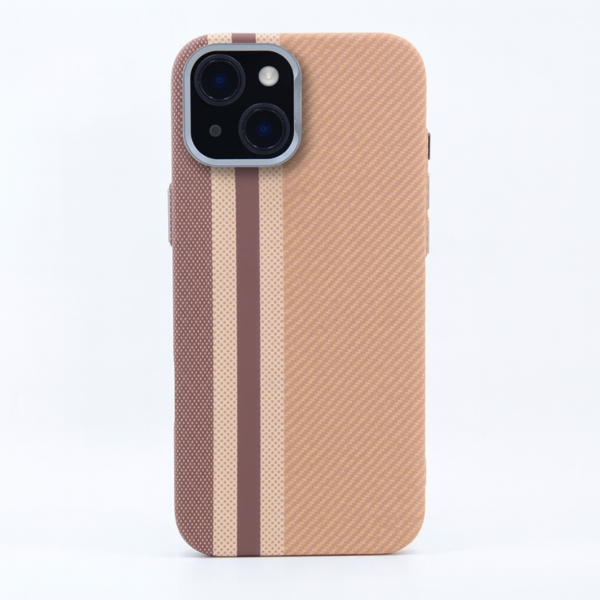 LindeCovers iPhone 15 Carbon Cover - MagSafe Kompatibel 07 Light Stripes