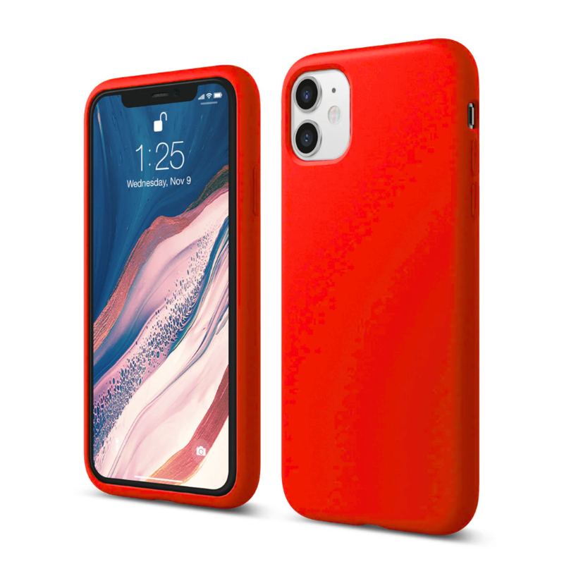 LindeCovers iPhone 11 - Silikonecover 14 Red