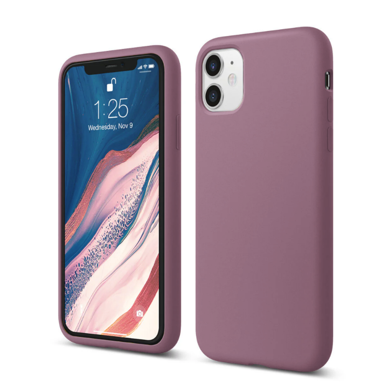 LindeCovers iPhone 11 - Silikonecover 62 Black Currant