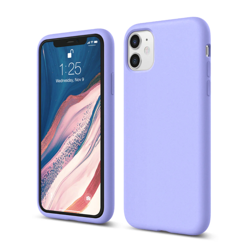LindeCovers iPhone 11 - Silikonecover 41 Light Purple
