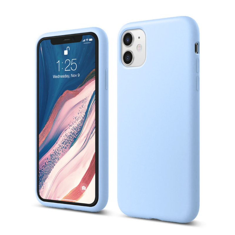 LindeCovers iPhone 11 - Silikonecover 43 New Sky Blue