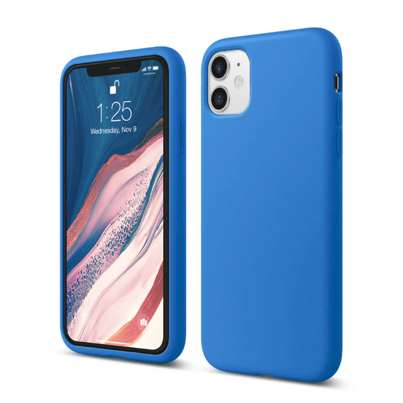 LindeCovers iPhone 11 - Silikonecover 3 Deep Lake Blue