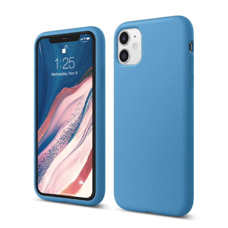 LindeCovers iPhone 11 - Silikonecover 24 Light Blue