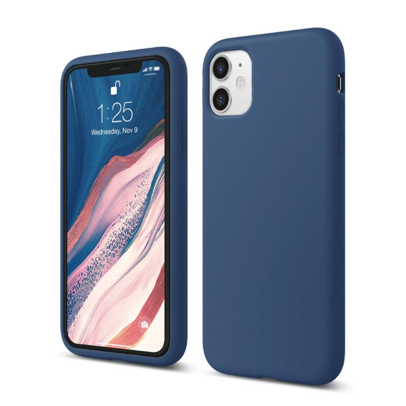 LindeCovers iPhone 11 - Silikonecover 57 Ice Ocean Blue