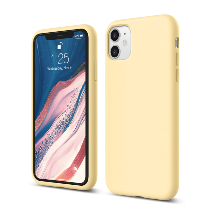 LindeCovers iPhone 11 - Silikonecover 51 Milk Yellow
