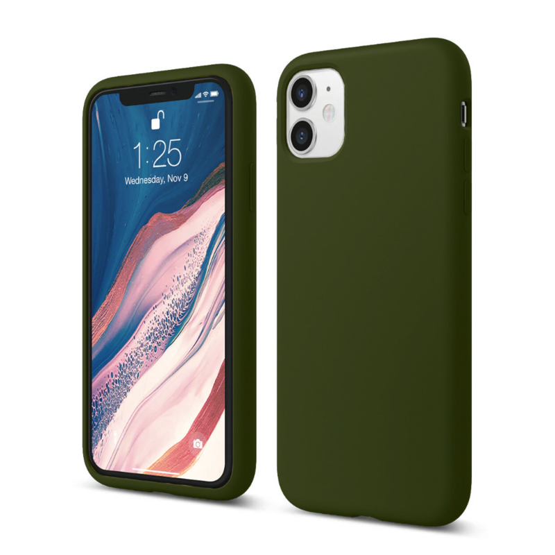 LindeCovers iPhone 11 - Silikonecover 48 Pine Forest Green