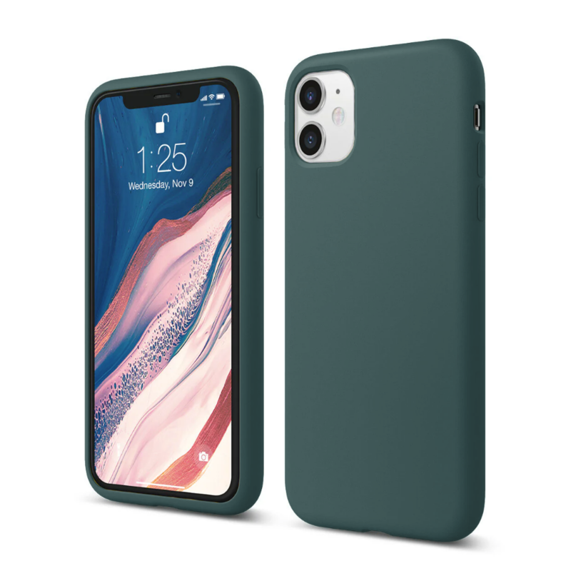LindeCovers iPhone 11 - Silikonecover 72 Granny Gray
