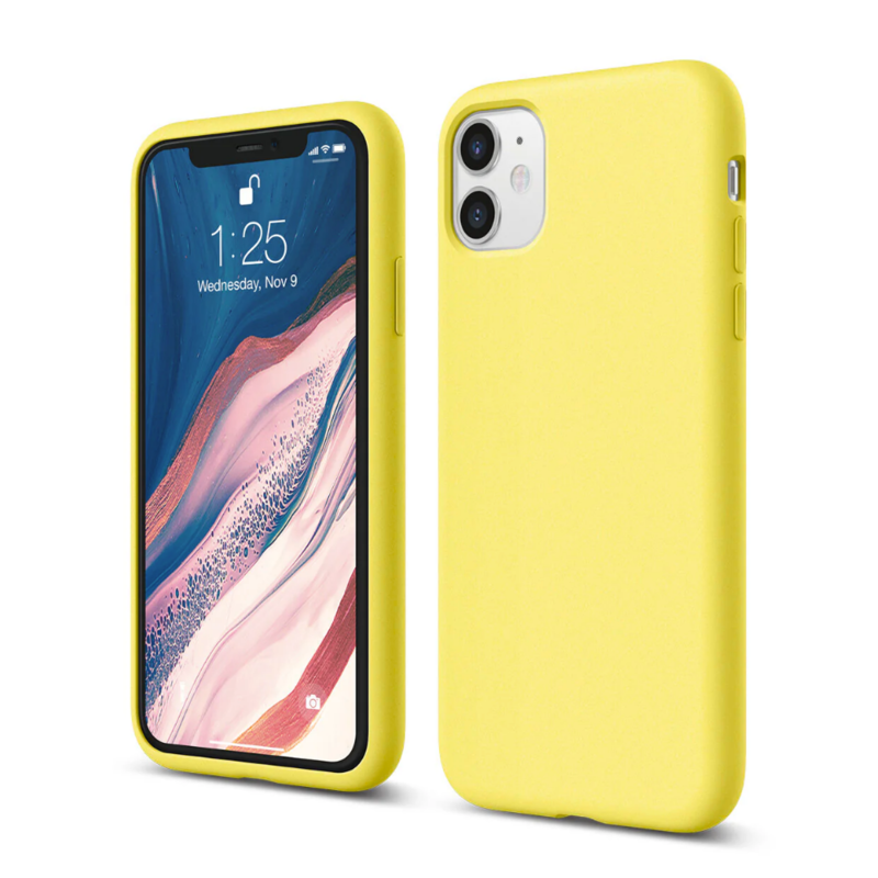 LindeCovers iPhone 11 - Silikonecover 37 Lemon Yellow