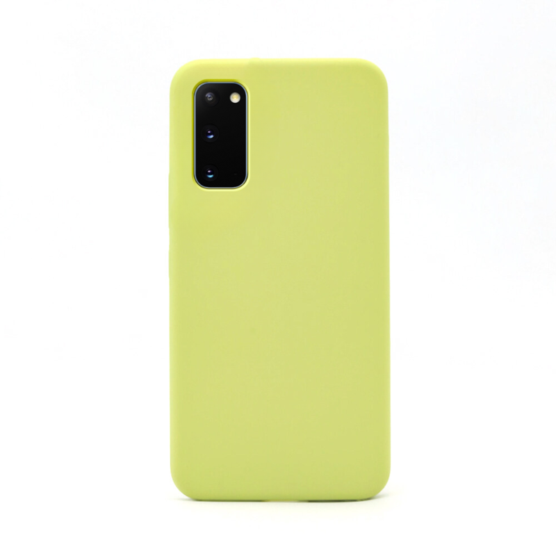 LindeCovers Samsung Galaxy S20/S11E - Silikonecover 20 Fluorescent Green