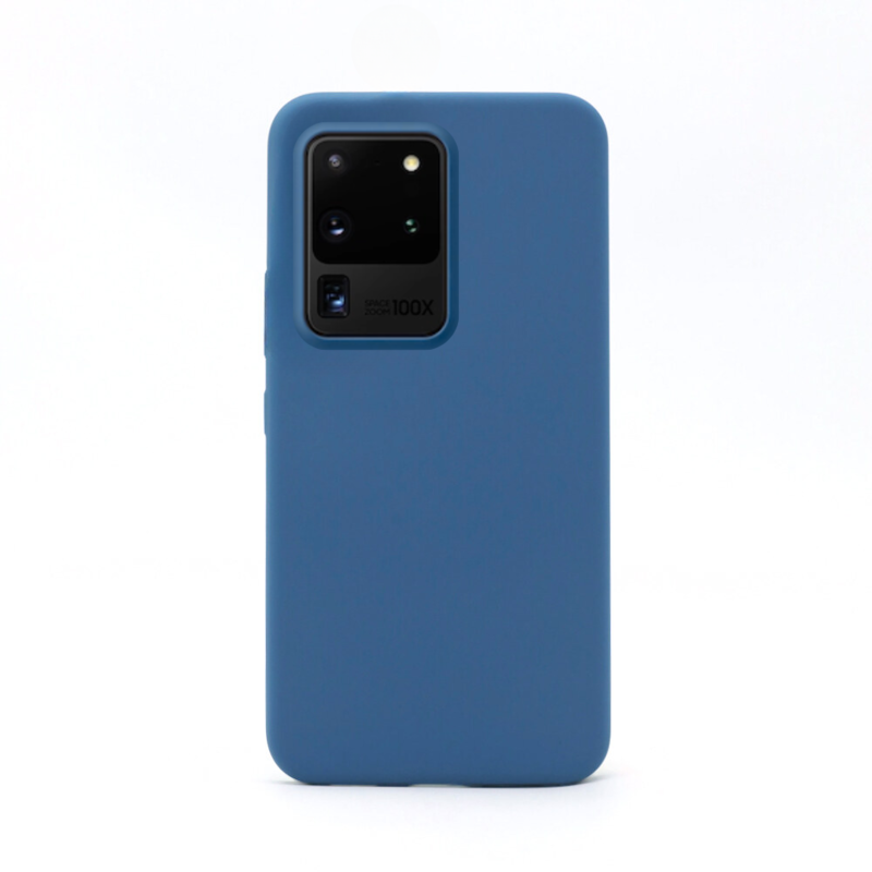 LindeCovers Samsung Galaxy S20 Ultra/S11 Plus - Silikonecover 16 Dark Blue