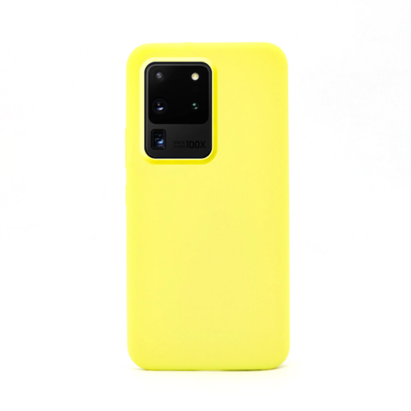 LindeCovers Samsung Galaxy S20 Ultra/S11 Plus - Silikonecover 6 Yellow
