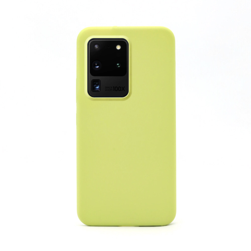 LindeCovers Samsung Galaxy S20 Ultra/S11 Plus - Silikonecover 20 Fluorescent Green