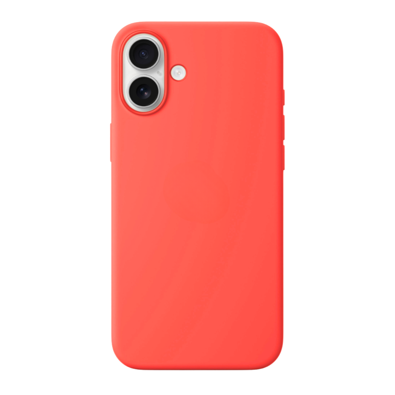 LindeCovers iPhone 16 - Silikonecover 65 Pink Orange LindeCovers iPhone 16 - Silikonecover 65 Pink Orange