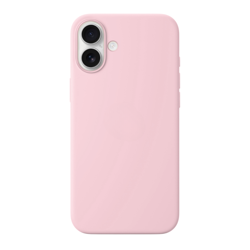 LindeCovers iPhone 16 - Silikonecover 75 Gray Pink LindeCovers iPhone 16 - Silikonecover 75 Gray Pink