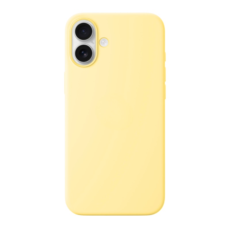 LindeCovers iPhone 16 - Silikonecover 51 Milk Yellow LindeCovers iPhone 16 - Silikonecover 51 Milk Yellow