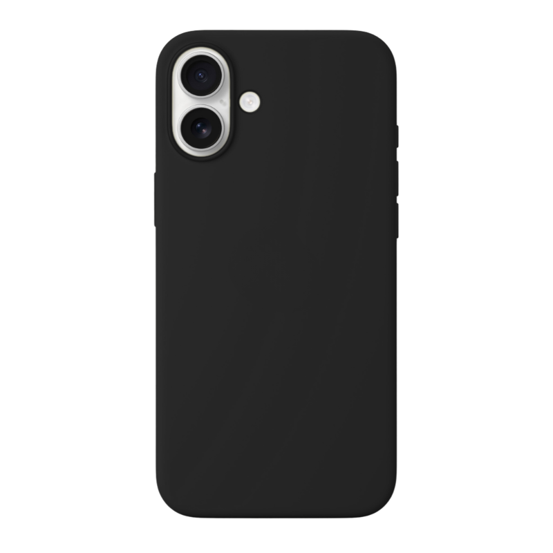 LindeCovers iPhone 16 - Silikonecover 15 Charcoal Gray Black LindeCovers iPhone 16 - Silikonecover 15 Charcoal Gray Black
