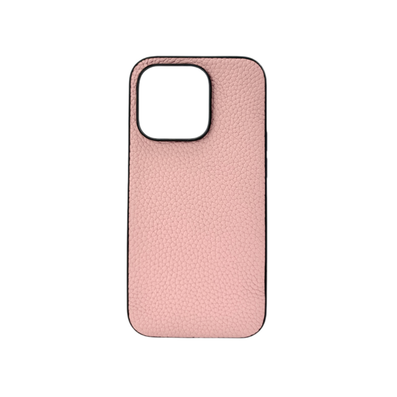 LindeCovers iPhone 15 Pro - Ægte Læder Bagside Cover Pink LindeCovers iPhone 15 Pro - Ægte Læder Bagside Cover Pink