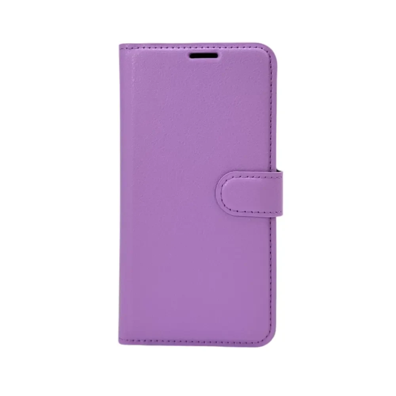 LindeCovers Xiaomi 13 Pro - PU Litchi Læder Flip Cover 8 Violet
