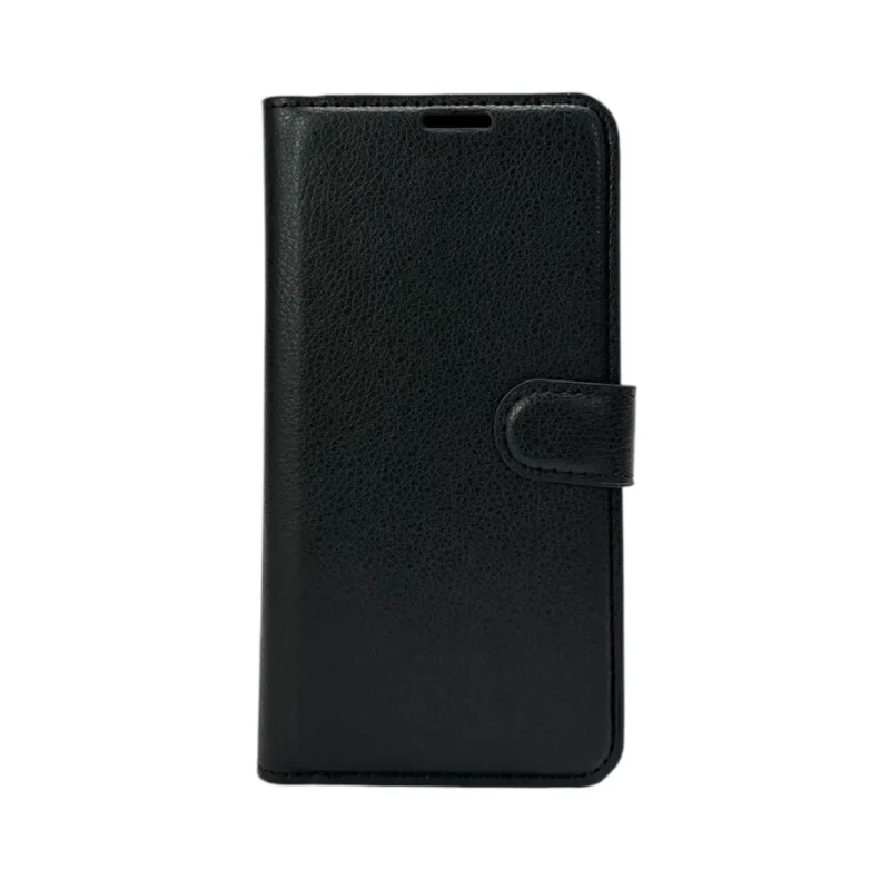 LindeCovers Xiaomi 13 - PU Litchi Leather Flip Cover 1 Black