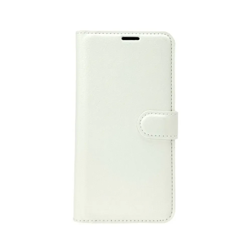 LindeCovers Xiaomi 13 - PU Litchi Leather Flip Cover 2 White