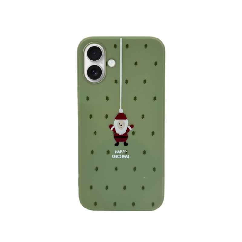 LindeCovers iPhone 16 - Julemotiv Bagsidecover Silikone Jolly Reindeer