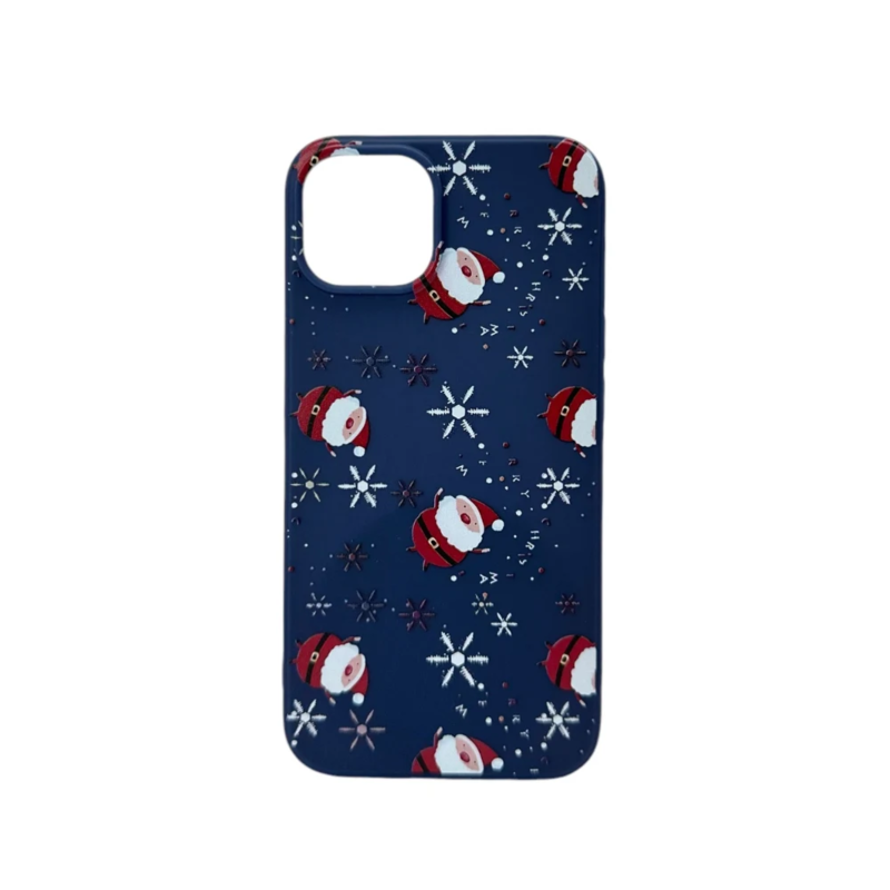 LindeCovers iPhone 16 Pro - Julemotiv Bagsidecover Silikone Midnight Santa Magic