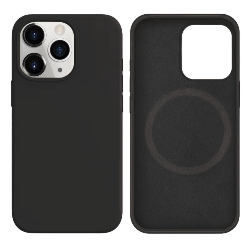 LindeCovers iPhone 12 Pro Max - Silikonecover til trådløs opladning 22 Cocoa