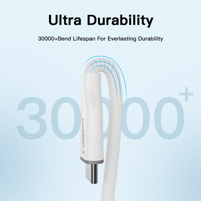 LindeCables USB-C 2.0 Silikonekabel 60W - 2 m