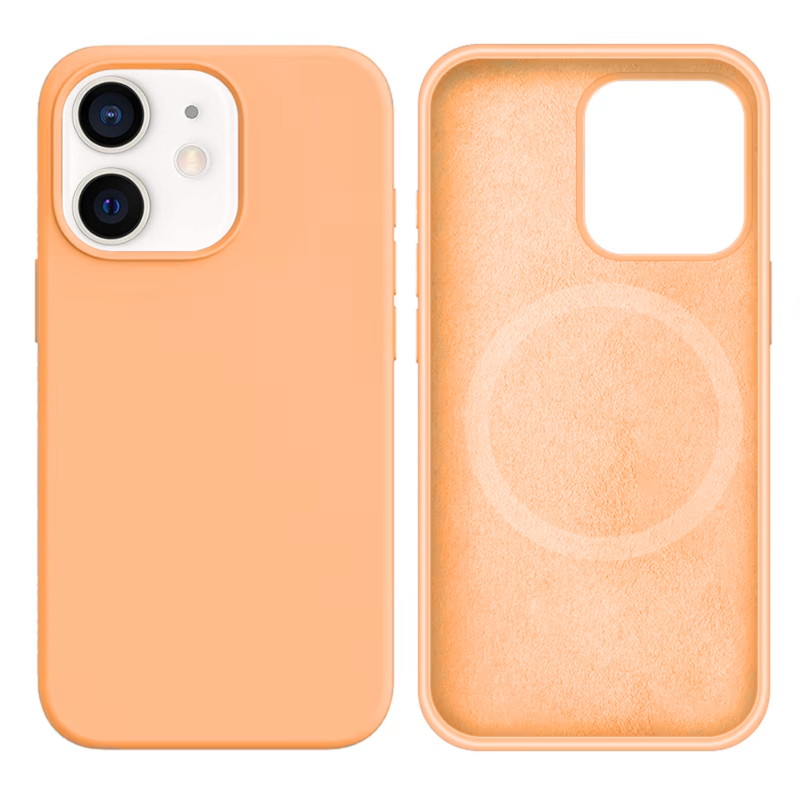 LindeCovers iPhone 12 Mini Silikonecover - MagSafe Kompatibel 69 Honeydew