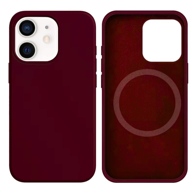 LindeCovers iPhone 12 Mini Silikonecover - MagSafe Kompatibel 52 Violet