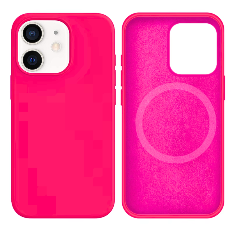 LindeCovers iPhone 12 Mini Silikonecover - MagSafe Kompatibel 47 Fluorescent