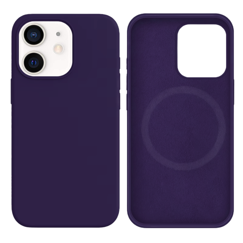 LindeCovers iPhone 12 Mini Silikonecover - MagSafe Kompatibel 71 Amethyst