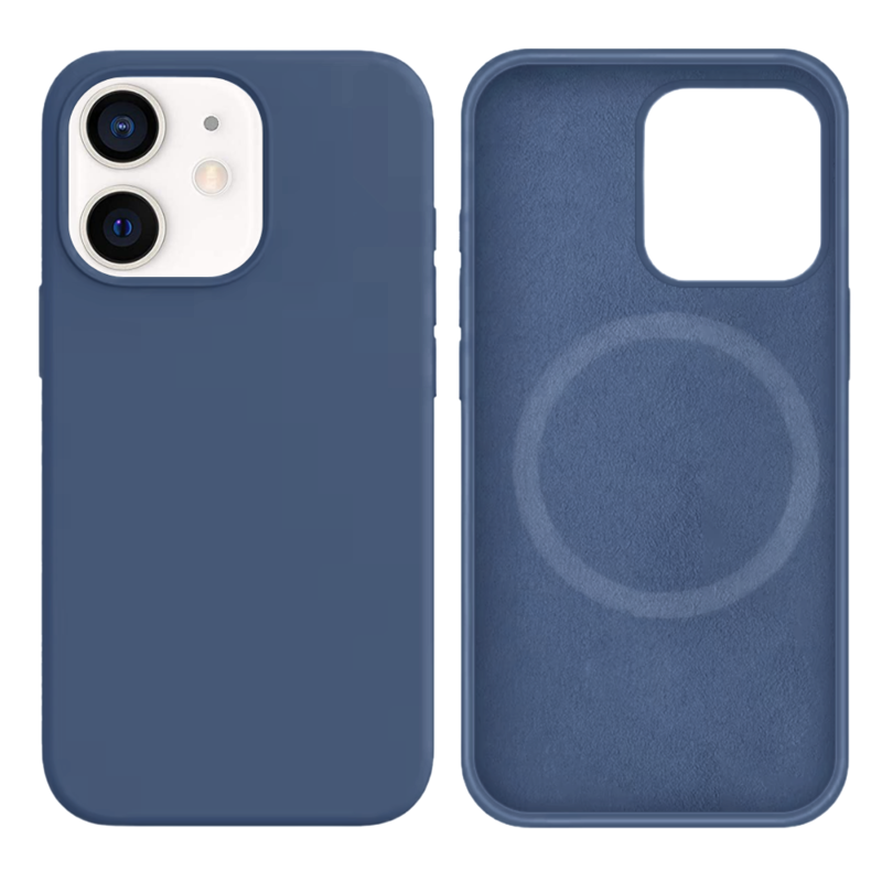 LindeCovers iPhone 12 Mini Silikonecover - MagSafe Kompatibel 74 Bird Feather Moniror
