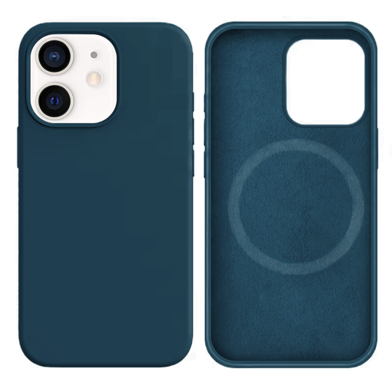 LindeCovers iPhone 12 Mini Silikonecover - MagSafe Kompatibel 35 Starry Blue