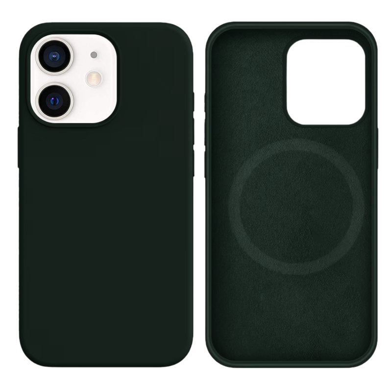LindeCovers iPhone 12 Mini Silikonecover - MagSafe Kompatibel 64 New Green