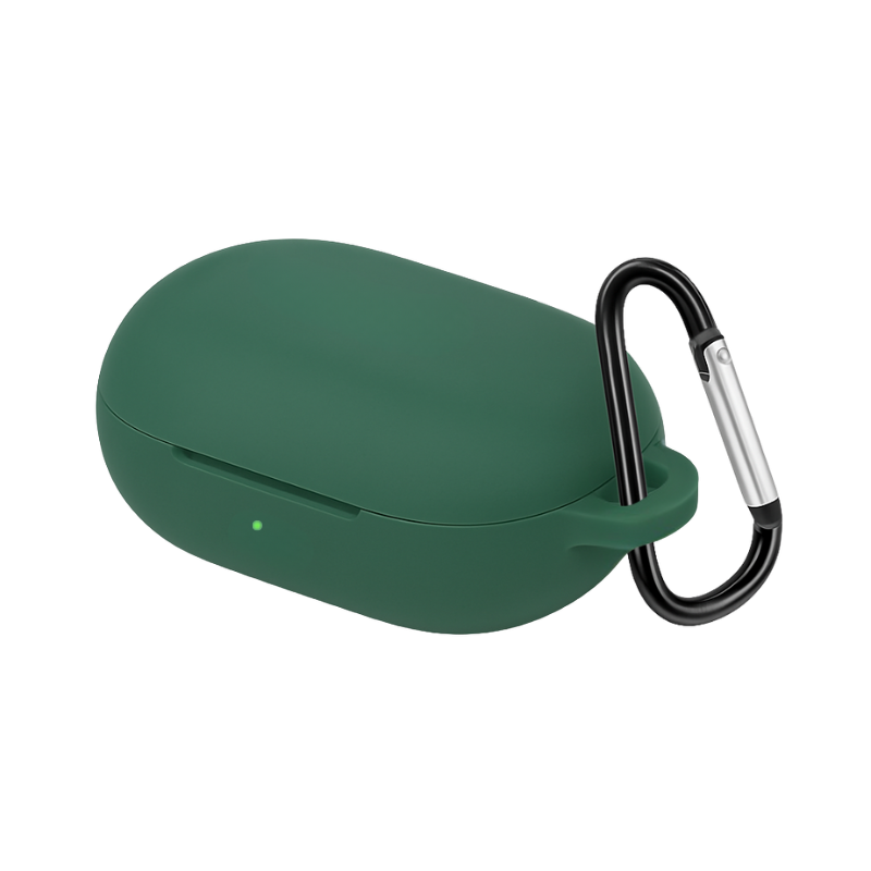 LindeCovers Samsung Galaxy Buds - Silikone Cover 3 Dark Green