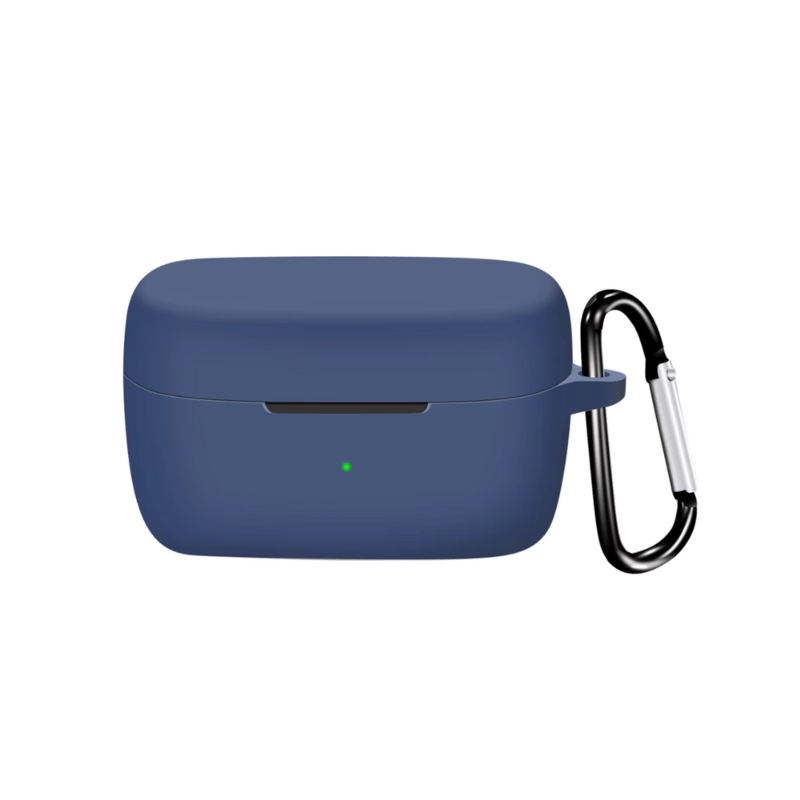 LindeCovers Jabra Elite 4 - Silikone Cover 2 Dark Blue